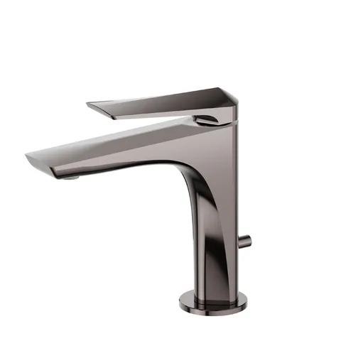 Newform Delta Zero Смеситель для раковины с донным клапаном, цвет:  PVD gun metal