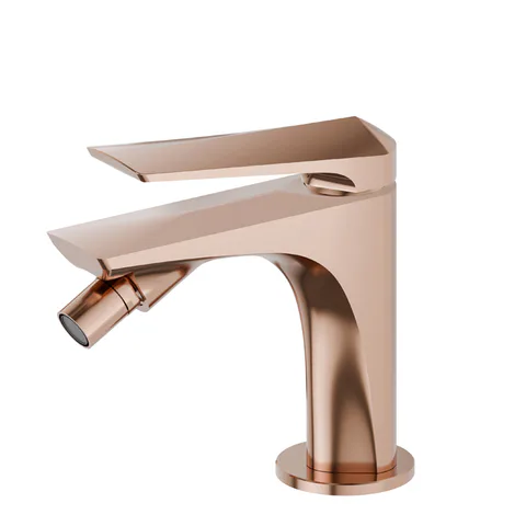 Newform Delta Zero Смеситель  для биде без донного клапана, цвет:  PVD copper bronze