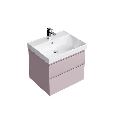Kerama Marazzi Тумба CUBO подвесная с ящиками 60, мальва матовая