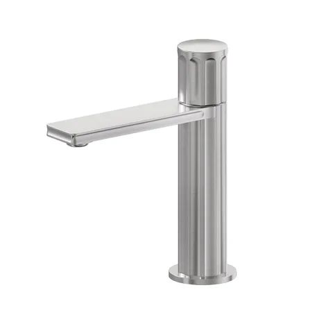 Newform Ionika Смеситель для раковины без донного клапана, цвет:  PVD brushed stainless steel