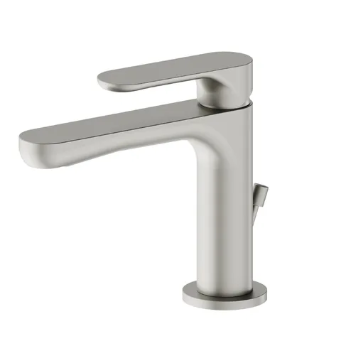 Newform Linfa II Смеситель для раковины с донным клапаном, цвет:  titanium satin