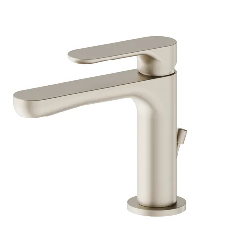 Newform Linfa II Смеситель для раковины с донным клапаном, цвет:  gold satin
