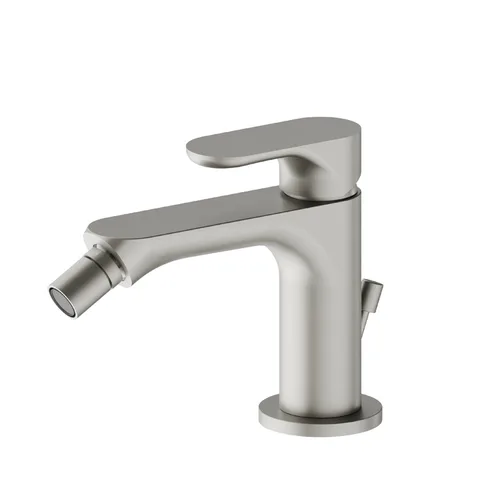 Newform Linfa II Смеситель для биде с донным клапаном, цвет: titanium satin