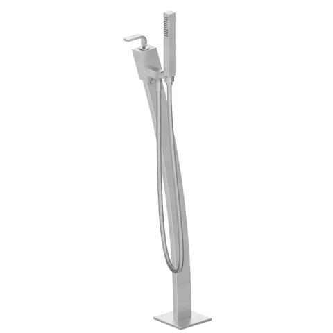 Newform Outdoor Внешняя часть напольного смесителя  с ручным душем  для  арт. 463, 464, цвет: нержавеющая сталь