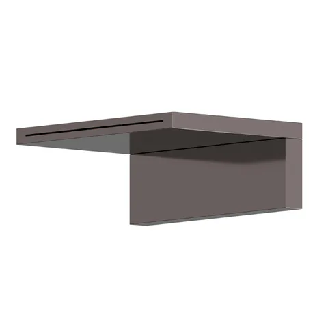 Newform Waterfalls Излив водопадный из латуни, цвет:  PVD gun metal
