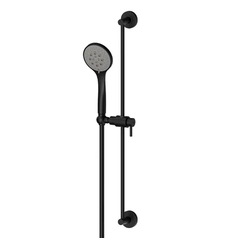 Newform Delta Zero; Shower Set Комплект ручного  душа с 3-струйной насадкой из АБС-пластика, гибким шлангом длиной 150 см, цвет:  черный матовый