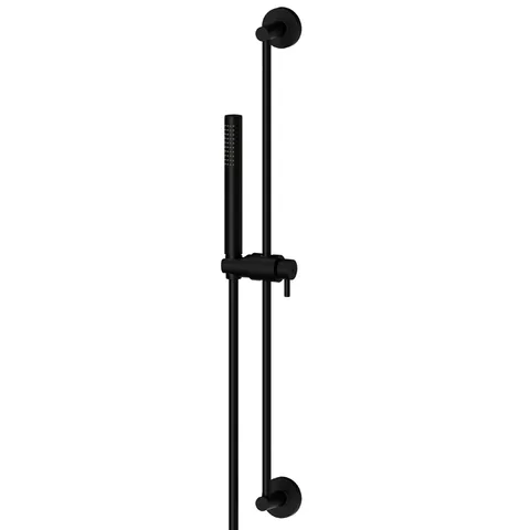 Newform Shower Комплект для ванны с ручным душем из латуни и гибким шлангом длиной 150 см,  цвет: flexible черный матовый