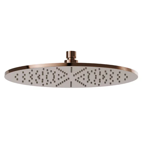 Newform Head Showers Верхний душ круглый с дождевой струей  H=8 мм D=300 мм, цвет: PVD copper bronze