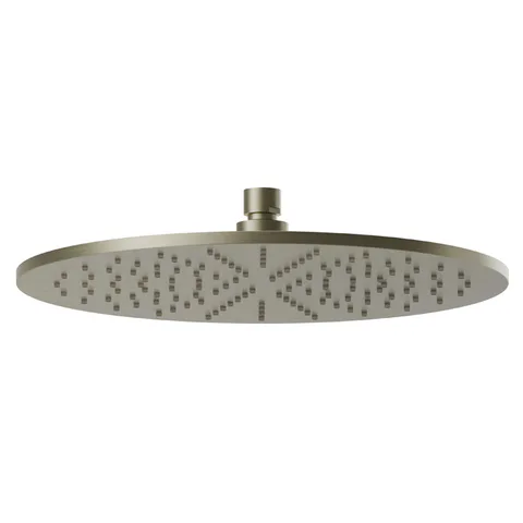 Newform Head Showers Верхний душ круглый с дождевой струей  H=8 мм D=300 мм, цвет: PVD brushed pale gold