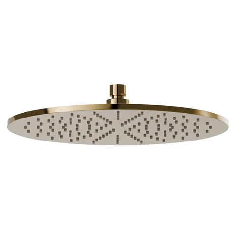 Newform Head Showers Верхний душ круглый с дождевой струей  H=8 мм D=300 мм, цвет: PVD glossy gold