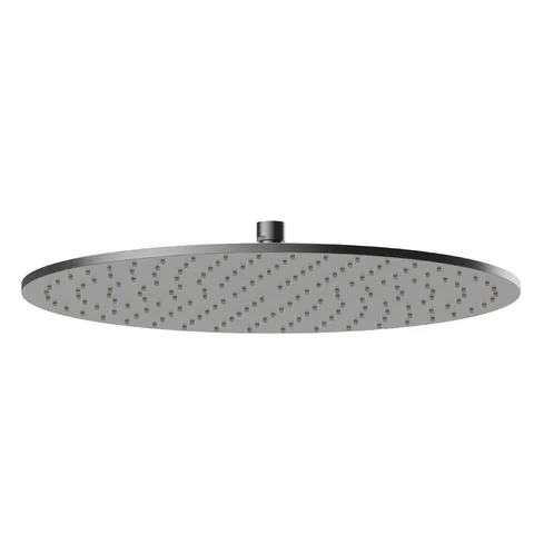 Newform Head Showers Верхний душ без кронштейна D400мм H-8мм из нерж.стали, цвет: PVD brushed gun metal
