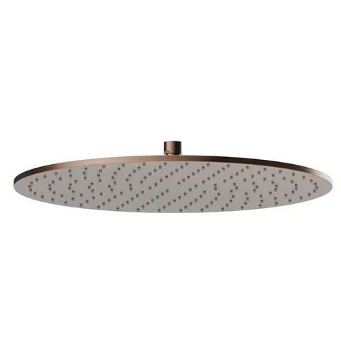 Newform Head Showers Верхний душ без кронштейна D400мм H-8мм из нерж.стали, цвет:  PVD brushed copper bronze