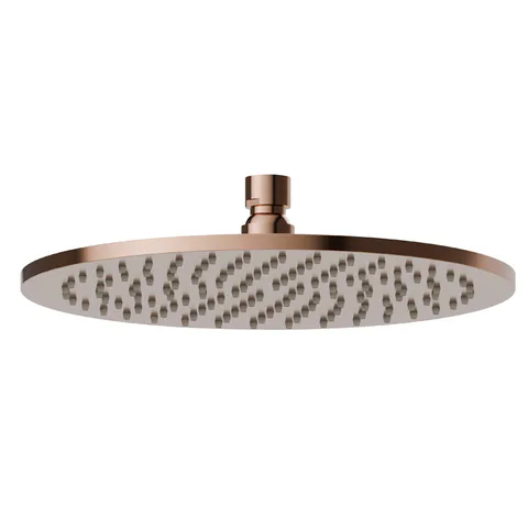 Newform Head Showers Верхний душ круглый с дождевой струей Н 8 мм D=250 мм, цвет: PVD copper bronze