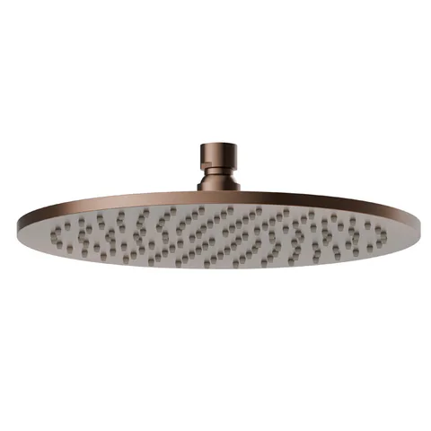 Newform Head Showers Верхний душ круглый с дождевой струей Н 8 мм D=250 мм, цвет:PVD brushed copper bronze