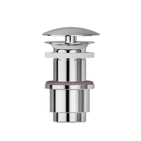 Newform  Донный клапан 1"1/4, свободный слив, для раковины без перелива, Н min 40 - max 60 мм, цвет:  хром