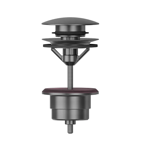 Newform  Донный клапан " клик-клак" 1"1/4,  Н min 5 - max 65 мм, цвет: brushed gun metal