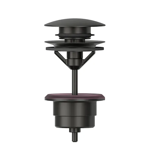 Newform  Донный клапан " клик-клак" 1"1/4,  Н min 5 - max 65 мм, цвет: carbon satin