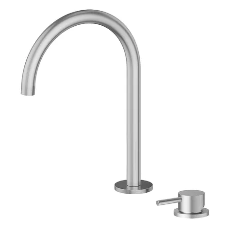 Newform X-Steel 316 Излив для раковиныс монтажом на борт без донного клапана, цвет: нержавеющая сталь