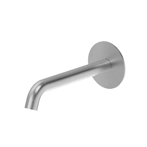 Newform X-Steel Излив для раковины настенного монтажа с подключением на 1/2” длина 180 мм, цвет: нержавеющая сталь