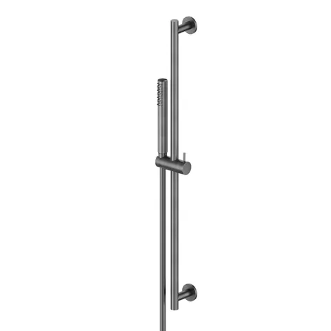 Newform X-Steel 316; Shower Set Комплект для душа  из нержавеющей стали 304  с ручным душем и гибким шлангом длиной 150 см, цвет: PVD brushed gun meta