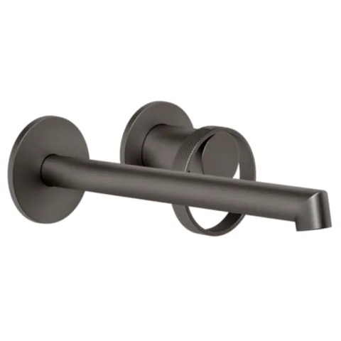 GESSI Anello Смеситель настенный, излив 194-204 мм, цвет Black Metal Brushed PVD(без внутренней части)