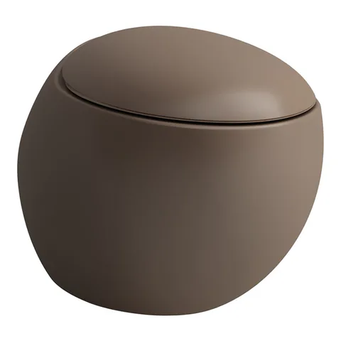 Laufen Alessi One Унитаз подвесной 585х390х355мм, безободковый, с покр. LLC, цвет: CAFFE матовый