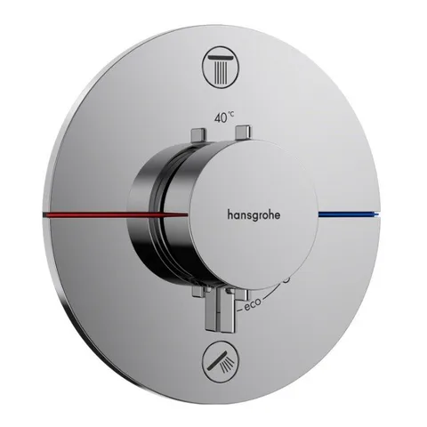 HANSGROHE ShowerSelect Comfort S Термостат для 2 потребителей, скрытый монтаж, хром