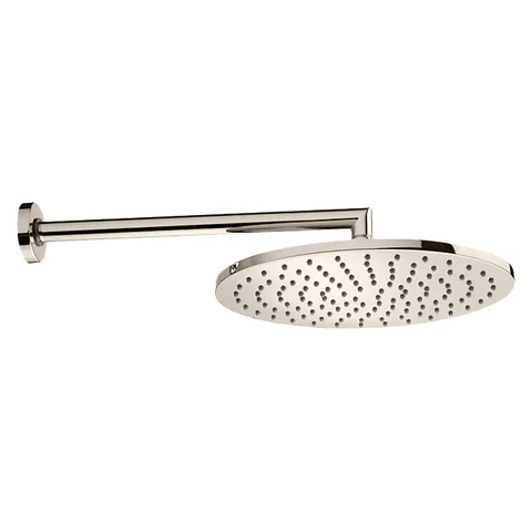 Bossini Верхний душ Cosmo Ø 280 mm с кронштейном 400 mm, Brushed nickel