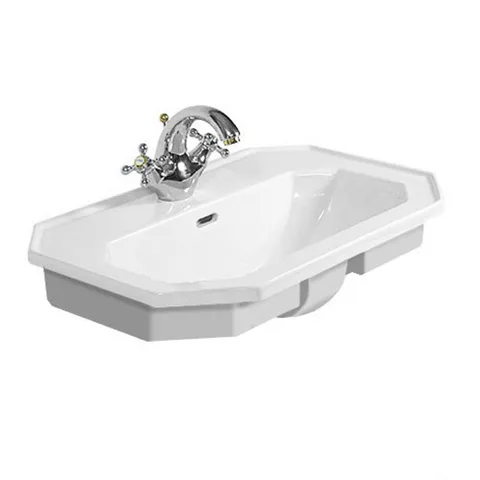 Duravit 1930 Раковина для встраивания сверху, с перел., и 1 отв. под смес., 58х47х Н:22.5см (Спец.цена из наличия)