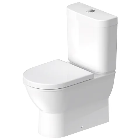 Duravit Darling  Бачок 40,5х16 мм, подключение снизу, с механизмом двойного смыва, кнопка хром, цвет белый,