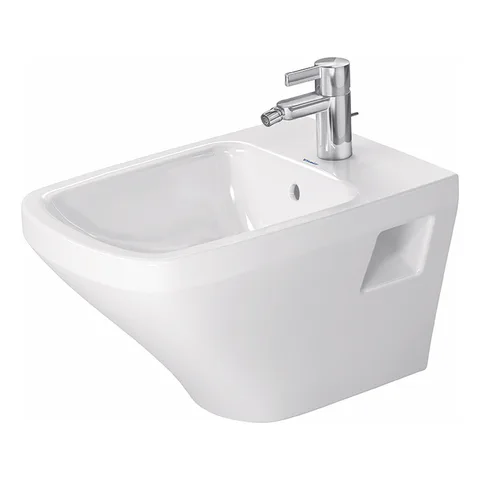 Duravit DuraStyle Биде подвесное с перел., с 1 отв. под смес., вкл. крепление Durafix, 370x540мм,