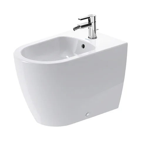 Duravit Me by Starck Биде напольное приставное  37х60 см,  с 1 отв. под смеситель, с креплением, цвет белый (Спец.цена из наличия)
