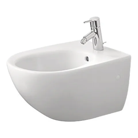 Duravit Architec Биде подвесное с перел., с плоскостью под смес.,вкл. крепление Durafix, 365x580мм, Цвет: Белый (СПЕЦЦЕНА с нашего склада)