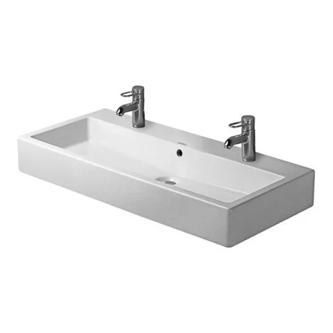 Duravit Vero Раковина для мебели, c переливом, с 2 отв. под смес., 1000x470мм, цвет: белый (Спец.цена из наличия)