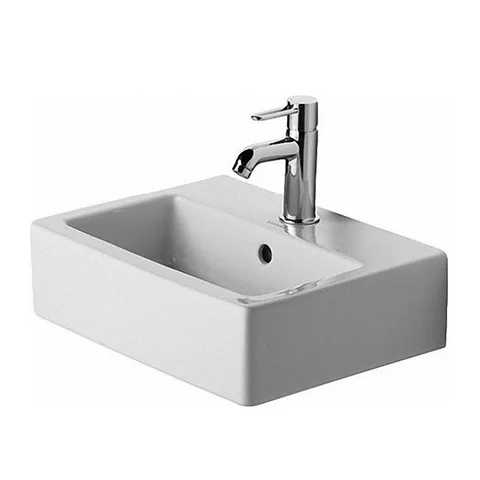 Duravit Vero Мебельная раковина для рук, с перел., с 1 отв. под смес., 450x350мм, цвет: белый (Спец.цена из наличия)