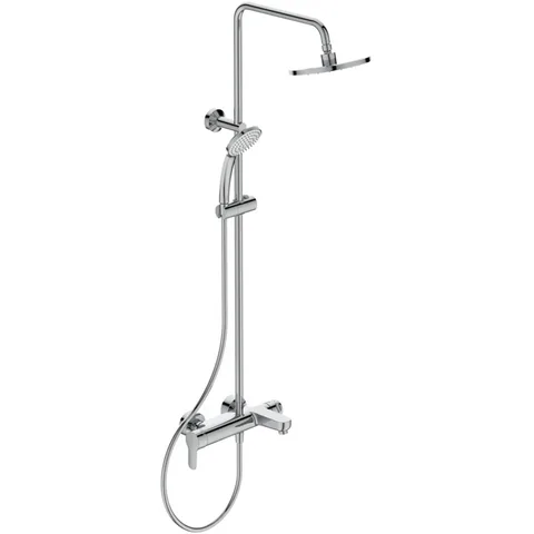 Ideal Standard Cerafine O Душевая система для ванны, ручным душем и шлангом, без термостата, руч. душ: 1 режим, верх. душ: 200 мм, цвет: хром
