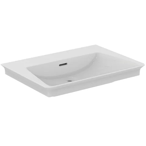 Ideal Standard La Dolce Vita Раковина 660х470хh125 мм, подвесная/накладная, без отв, с переливом, без крепежа, цвет: белый глянец