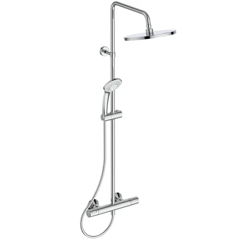 Ideal Standard Ceratherm T25 Душевая система с термостатом и ручным душем, корпус Coolbody, руч. душ: 3 режима, верх. душ: 200 мм, цвет: хром