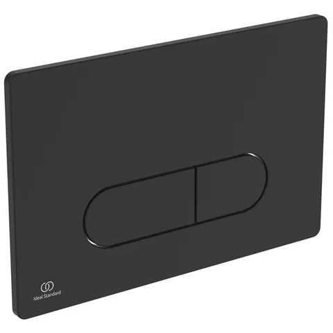 Ideal Standard Oleas M1 Механическая панель смыва, двойной смыв, покрытие soft touch цвет: черный матовый