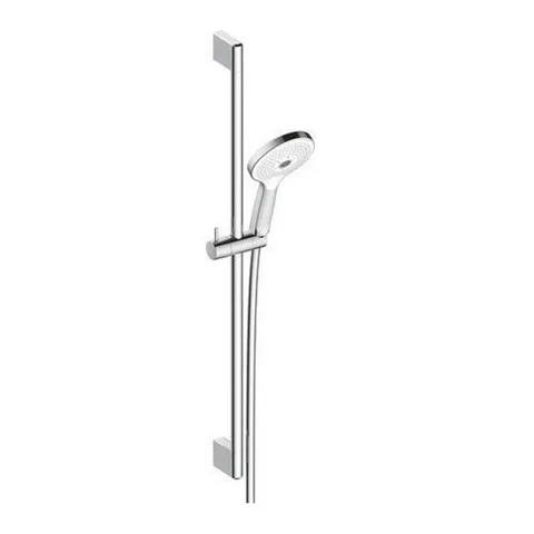 Duravit New! Душевой комплект: держатель для душа 700 мм, шланг для душа 1600 мм и ручной душ &Oslash; 130, 3 режима Click, хром