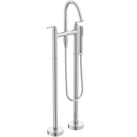 Ideal Standard Joy Neo Смеситель для ванны, напольный, с душевым набором, шлангом IDEALFLEX® 125см, цвет: хром