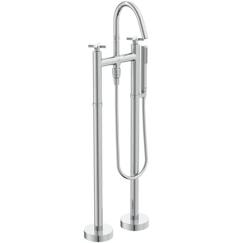 Ideal Standard Joy Neo Смеситель для ванны, напольный, с душевым набором, шлангом IDEALFLEX® 125см, цвет: хром