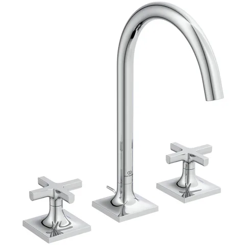 Ideal Standard Joy Neo Смеситель для раковины, на 3 отв, с донным клапаном, цвет: хром