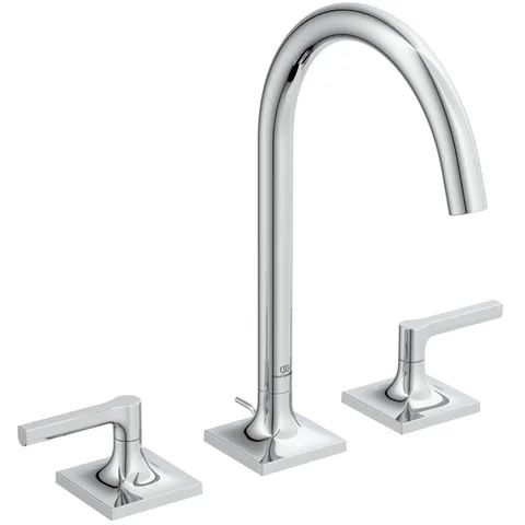 Ideal Standard Joy Neo Смеситель для раковины, на 3 отв, с донным клапаном, цвет: хром