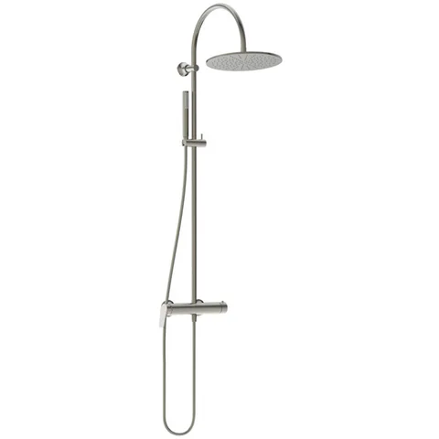 Ideal Standard La Dolce Vita Душевая стойка, смеситель  для душа, верхний душ 30см, руч.душ Stick, шланг Idealflex 175см, цвет: PVD Silver Storm