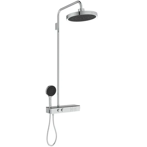 Ideal Standard Ceratherm Solos Душевая стойка, термостат, верхний душ 33см, руч.душ 13см, шланг 175см, цвет: хром