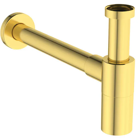Ideal Standard Сифон G1 1/4" для умывальника PVD Brushed Gold