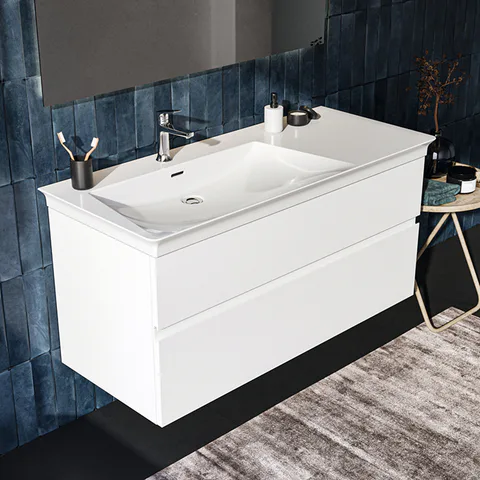 Ideal Standard La Dolce Vita Раковина 1260х535хh145 мм, подвесная, чаша слева, 1 отв, с переливом, (продажа только с тумбой!) без крепежа, цвет: белый