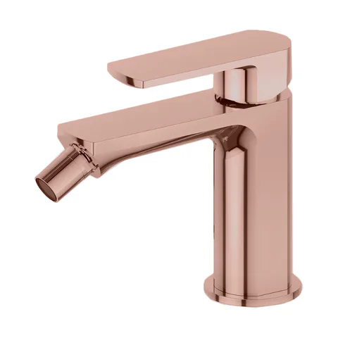 Newform Haka Смеситель для биде без донного клапана, цвет: PVD brushed copper bronze
