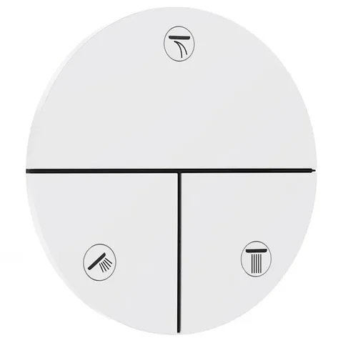 HANSGROHE ShowerSelect Comfort S  Вентиль для 3 потребителей, скрытый монтаж, белый матовый